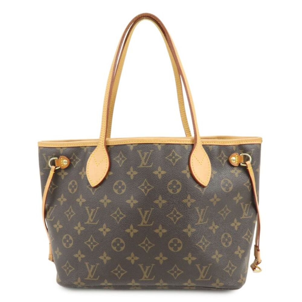 Louis Vuitton Neverfull Monogram Canvas Brown Canvas Tote Bag Bag